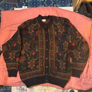 Black and Red Cardigan